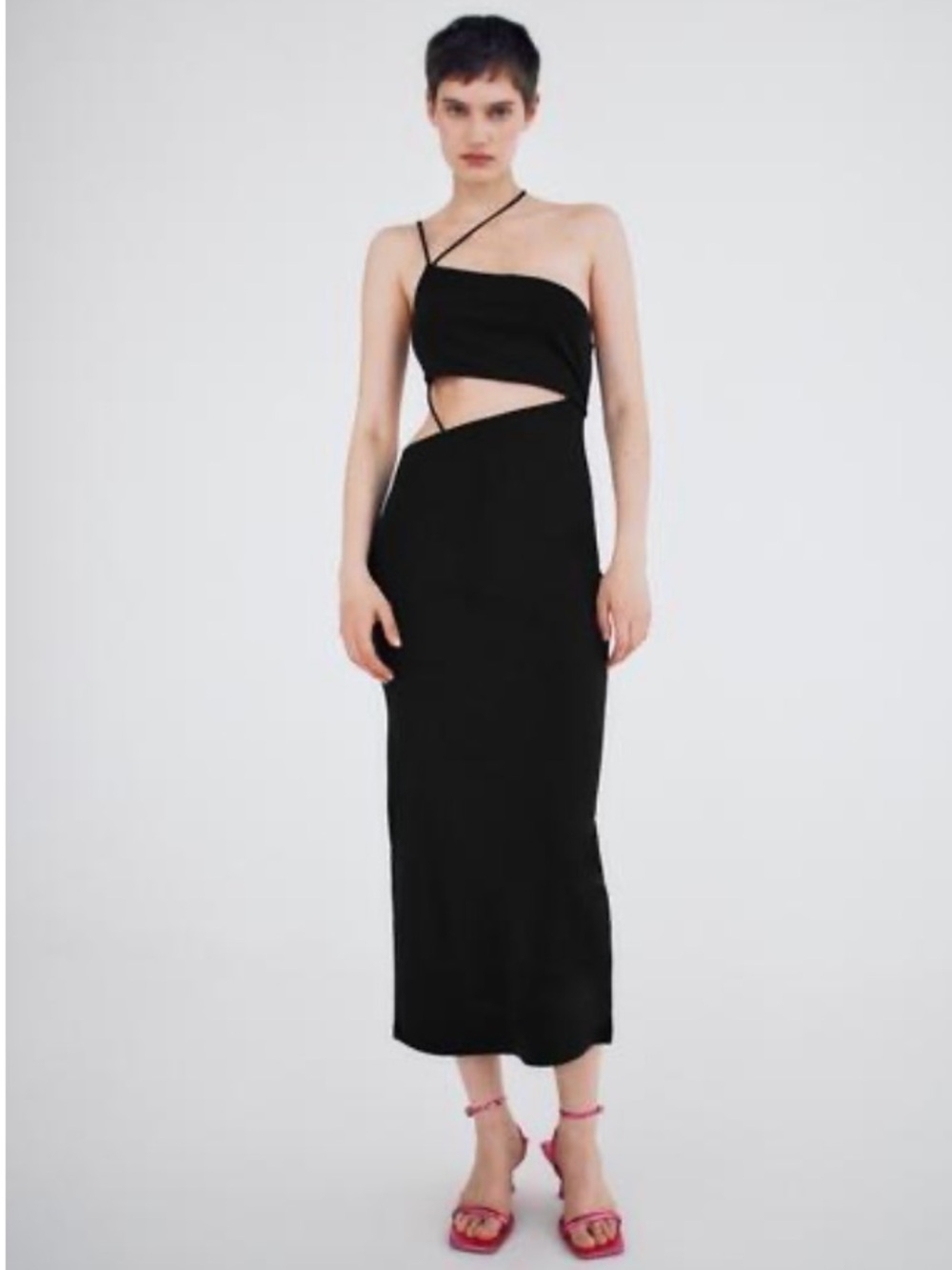 Zara Cut Out Midi Dress